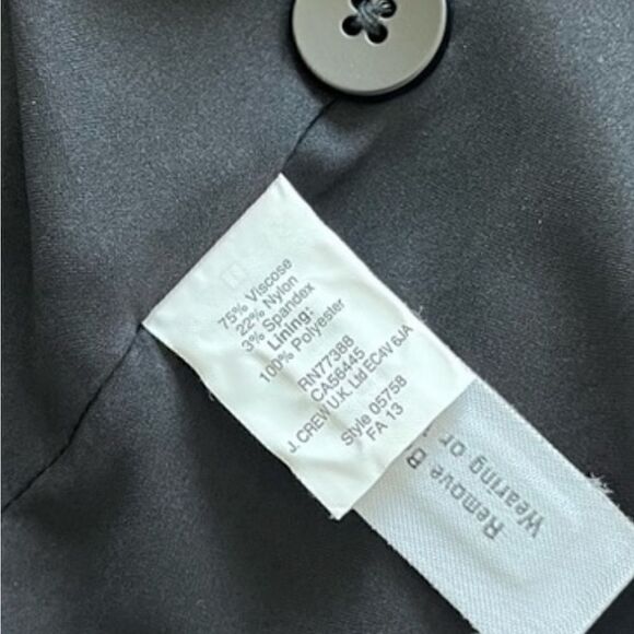 Madewell  Modern Single Button  Black Jacket size 2 - Picture 7 of 11